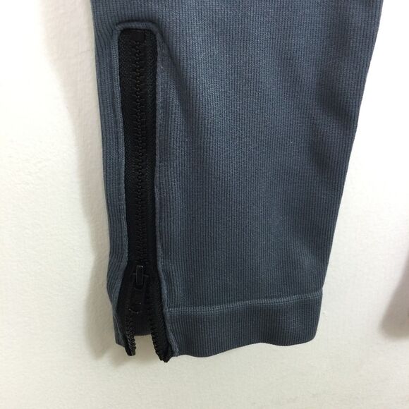 Spanx Womens Look At Me Now Seamless Side Zip Leggings Dark Blue Size Medium - Picture 7 of 11